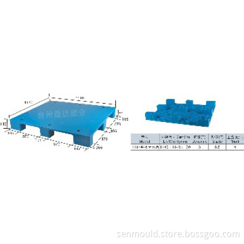1140 Europe Standard Heavy Duty Plastic Pallet